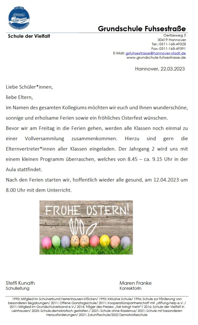 Ostergrüße